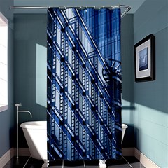 Building Architectural Background Shower Curtain 36  X 72  (stall) 