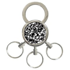 Pattern 3-Ring Key Chains