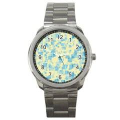 Pattern Sport Metal Watch by Valentinaart