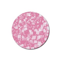 Pattern Rubber Round Coaster (4 Pack)  by Valentinaart