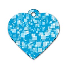 Pattern Dog Tag Heart (one Side) by Valentinaart