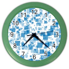 Pattern Color Wall Clocks by Valentinaart