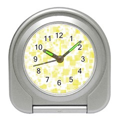 Pattern Travel Alarm Clocks by Valentinaart