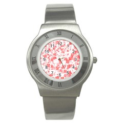 Pattern Stainless Steel Watch by Valentinaart