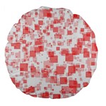 Pattern Large 18  Premium Flano Round Cushions Back