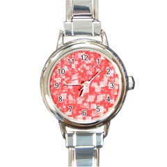 Pattern Round Italian Charm Watch by Valentinaart