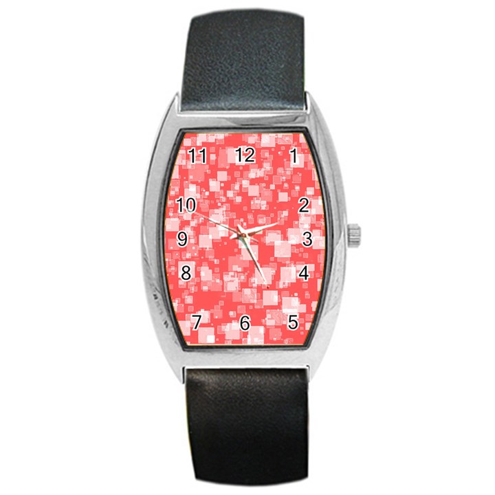 Pattern Barrel Style Metal Watch