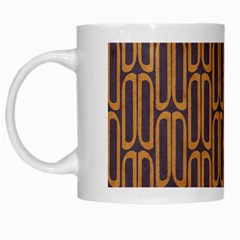 Chains Abstract Seamless White Mugs by Simbadda