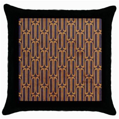 Chains Abstract Seamless Throw Pillow Case (black) by Simbadda