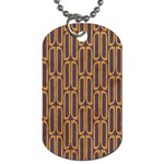 Chains Abstract Seamless Dog Tag (One Side) Front