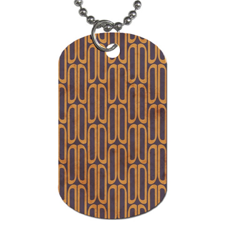 Chains Abstract Seamless Dog Tag (One Side)