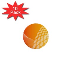 Abstract Orange Background 1  Mini Buttons (10 Pack)  by Simbadda