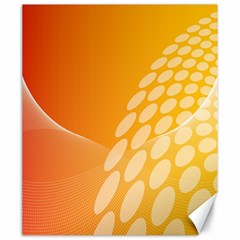 Abstract Orange Background Canvas 20  X 24  