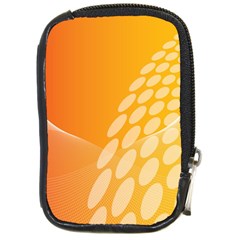 Abstract Orange Background Compact Camera Cases by Simbadda