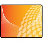 Abstract Orange Background Fleece Blanket (Medium)  60 x50  Blanket Front