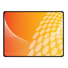 Abstract Orange Background Fleece Blanket (small) by Simbadda