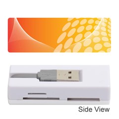 Abstract Orange Background Memory Card Reader (stick)  by Simbadda