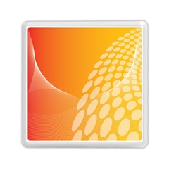 Abstract Orange Background Memory Card Reader (square)  by Simbadda