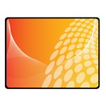 Abstract Orange Background Double Sided Fleece Blanket (Small)  45 x34  Blanket Front