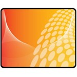 Abstract Orange Background Double Sided Fleece Blanket (Medium)  58.8 x47.4  Blanket Front