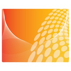 Abstract Orange Background Double Sided Flano Blanket (medium)  by Simbadda