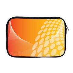 Abstract Orange Background Apple Macbook Pro 17  Zipper Case by Simbadda