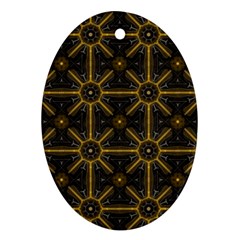 Digitally Created Seamless Pattern Tile Ornament (oval) by Simbadda