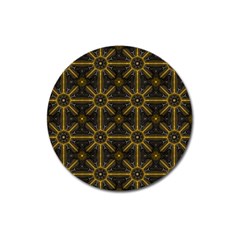 Digitally Created Seamless Pattern Tile Magnet 3  (round) by Simbadda