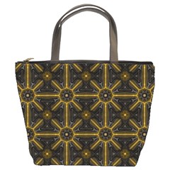 Digitally Created Seamless Pattern Tile Bucket Bags by Simbadda