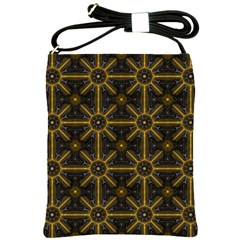 Digitally Created Seamless Pattern Tile Shoulder Sling Bags by Simbadda