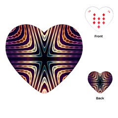 Vibrant Pattern Colorful Seamless Pattern Playing Cards (heart)  by Simbadda