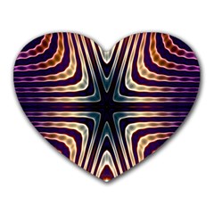 Vibrant Pattern Colorful Seamless Pattern Heart Mousepads