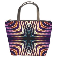 Vibrant Pattern Colorful Seamless Pattern Bucket Bags by Simbadda