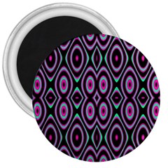 Colorful Seamless Pattern Vibrant Pattern 3  Magnets by Simbadda