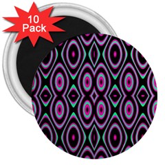 Colorful Seamless Pattern Vibrant Pattern 3  Magnets (10 Pack)  by Simbadda