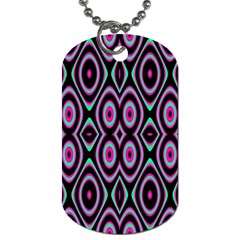 Colorful Seamless Pattern Vibrant Pattern Dog Tag (one Side) by Simbadda