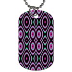 Colorful Seamless Pattern Vibrant Pattern Dog Tag (One Side) Front