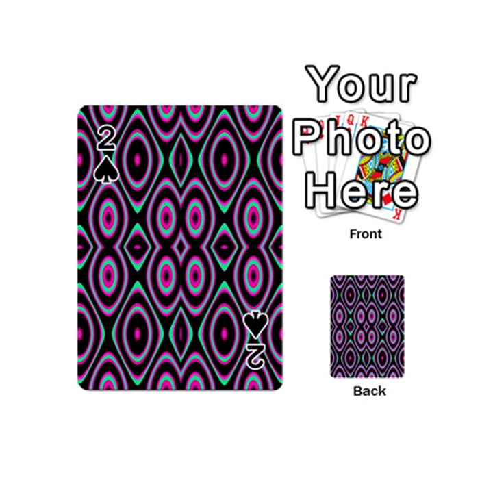 Colorful Seamless Pattern Vibrant Pattern Playing Cards 54 (Mini) 