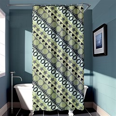 Abstract Seamless Background Pattern Shower Curtain 36  X 72  (stall)  by Simbadda