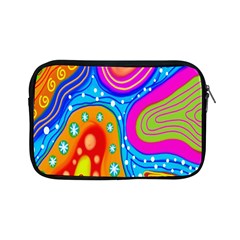 Hand Painted Digital Doodle Abstract Pattern Apple Ipad Mini Zipper Cases by Simbadda