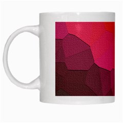 Abstract Elegant Background Pattern White Mugs by Simbadda