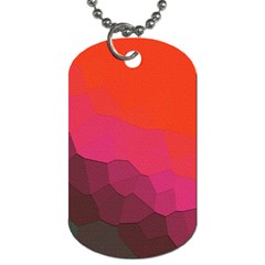 Abstract Elegant Background Pattern Dog Tag (one Side) by Simbadda