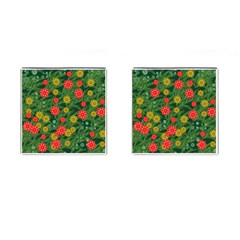 Completely Seamless Tile With Flower Cufflinks (square) by Simbadda