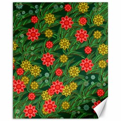 Completely Seamless Tile With Flower Canvas 16  X 20   by Simbadda