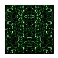 An Overly Large Geometric Representation Of A Circuit Board Tile Coasters by Simbadda