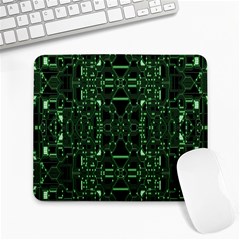 An Overly Large Geometric Representation Of A Circuit Board Large Mousepads by Simbadda