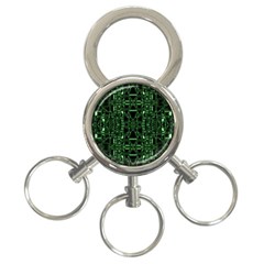 An Overly Large Geometric Representation Of A Circuit Board 3-ring Key Chains by Simbadda