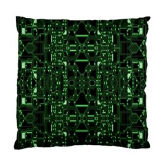 An Overly Large Geometric Representation Of A Circuit Board Standard Cushion Case (one Side) by Simbadda