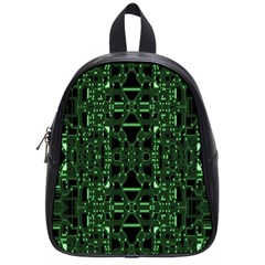 An Overly Large Geometric Representation Of A Circuit Board School Bags (small)  by Simbadda