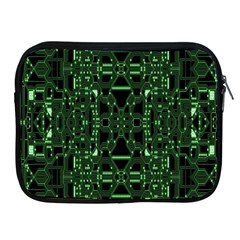 An Overly Large Geometric Representation Of A Circuit Board Apple Ipad 2/3/4 Zipper Cases